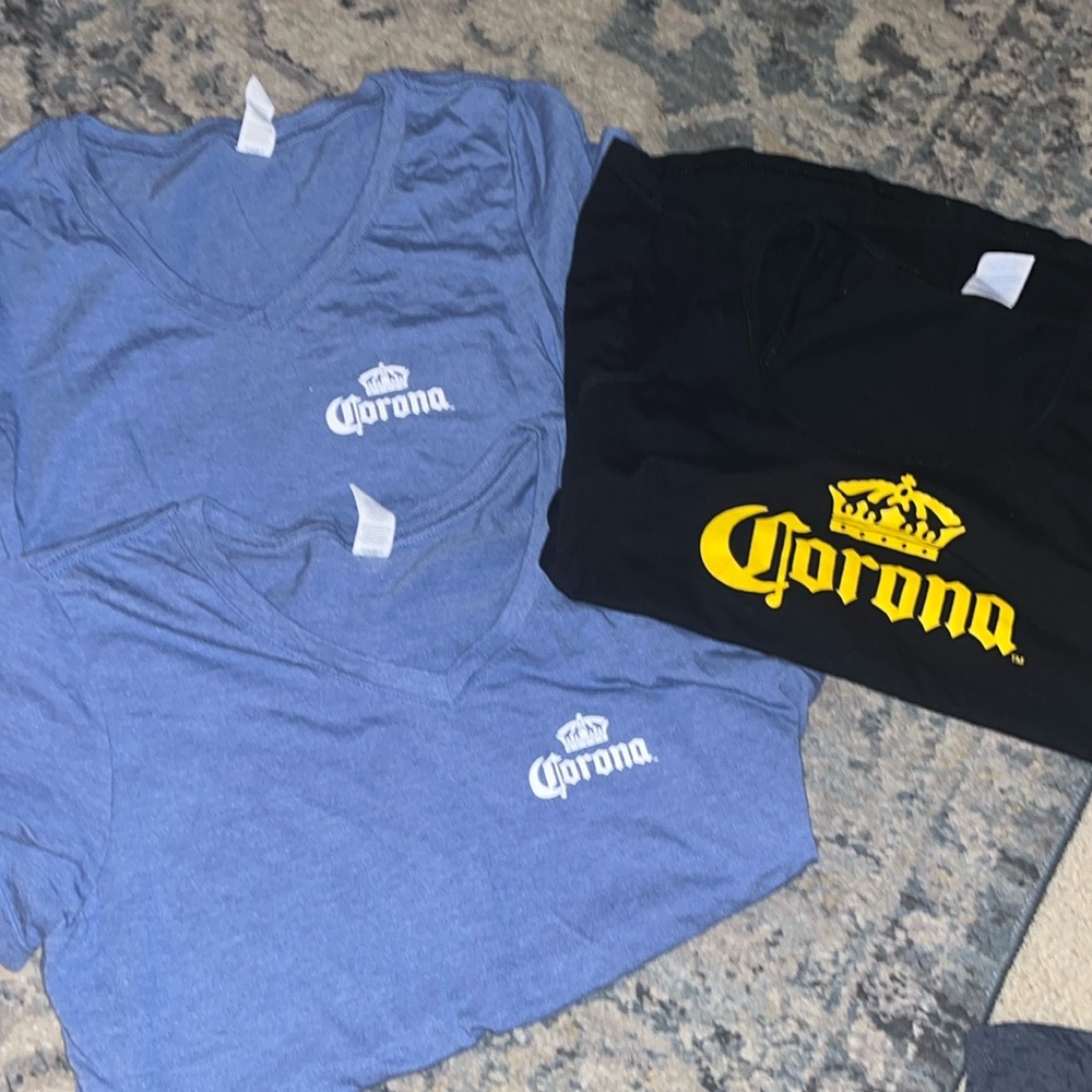 Corona Beer Shirts & Tank Bundle New